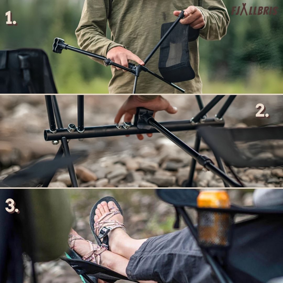 Fodstøtte Udendørs Stol