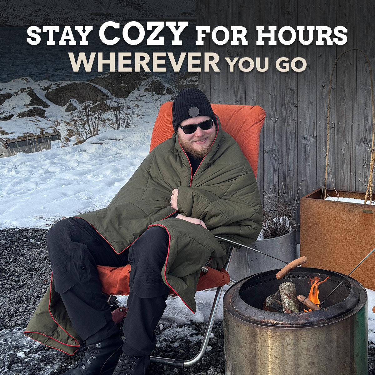 Ultralet Puffertæppe